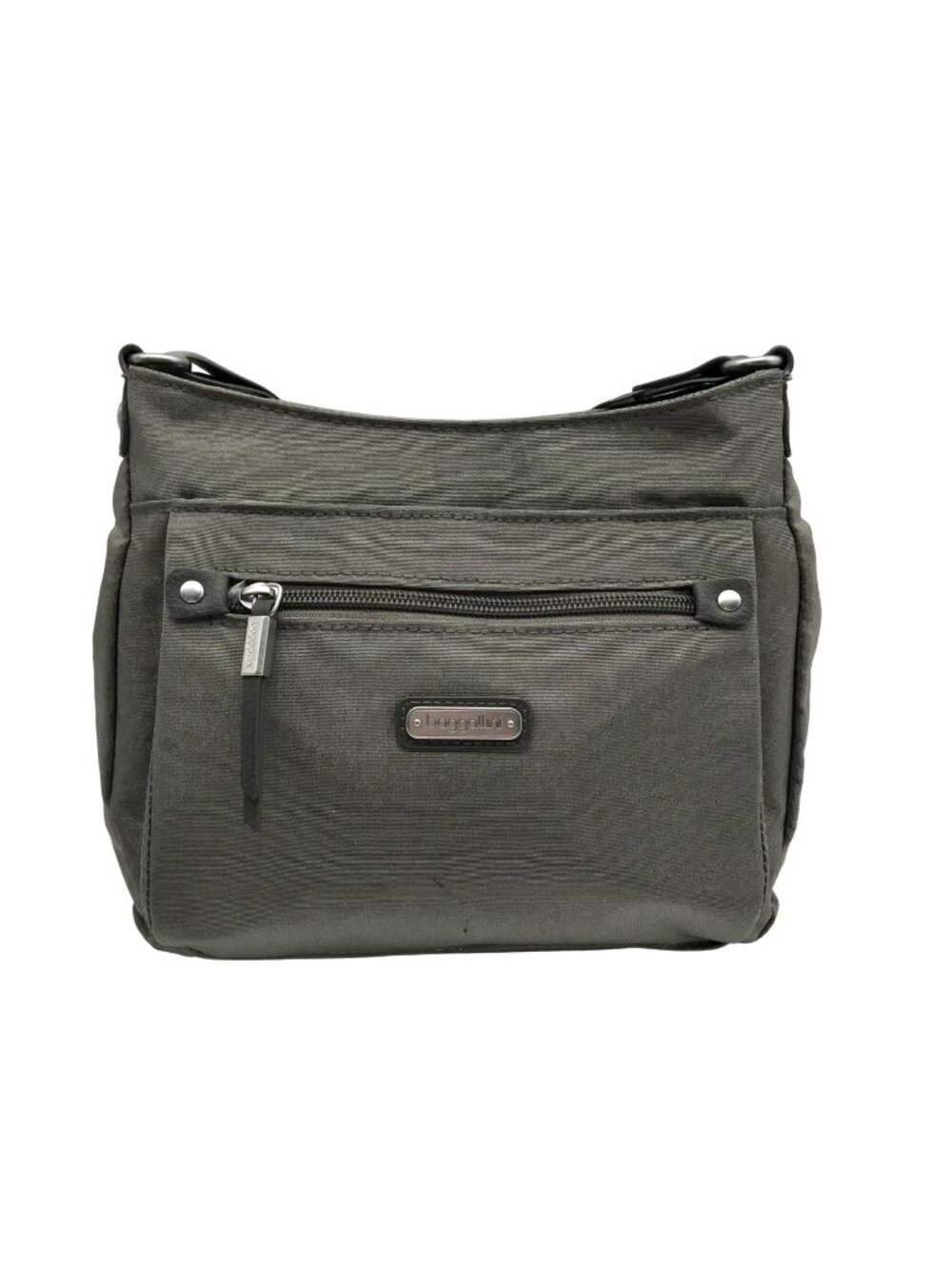 Bagallini Grey Uptown Bagg Crossbody Bag